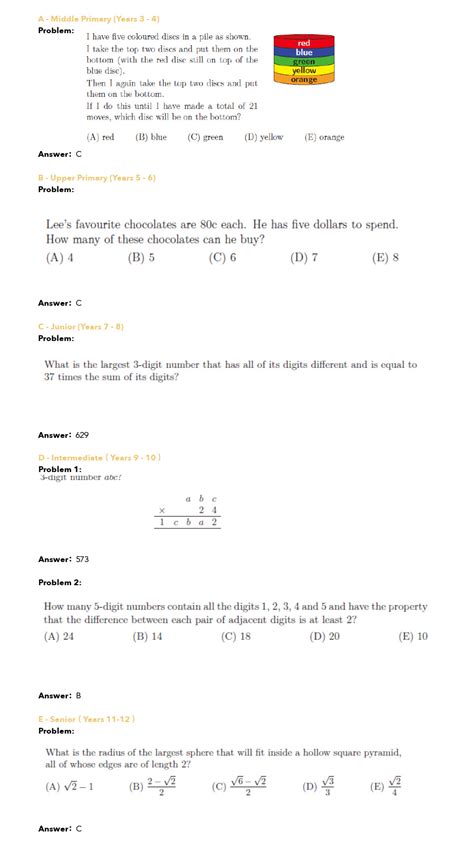 australian mathematics competition past papers pdf|AMC / Olympiad Practice Questions & Past Papers.